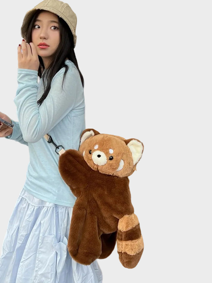 Voila | Τσάντα Κόκκινο Πάντα (Red Panda Bag)