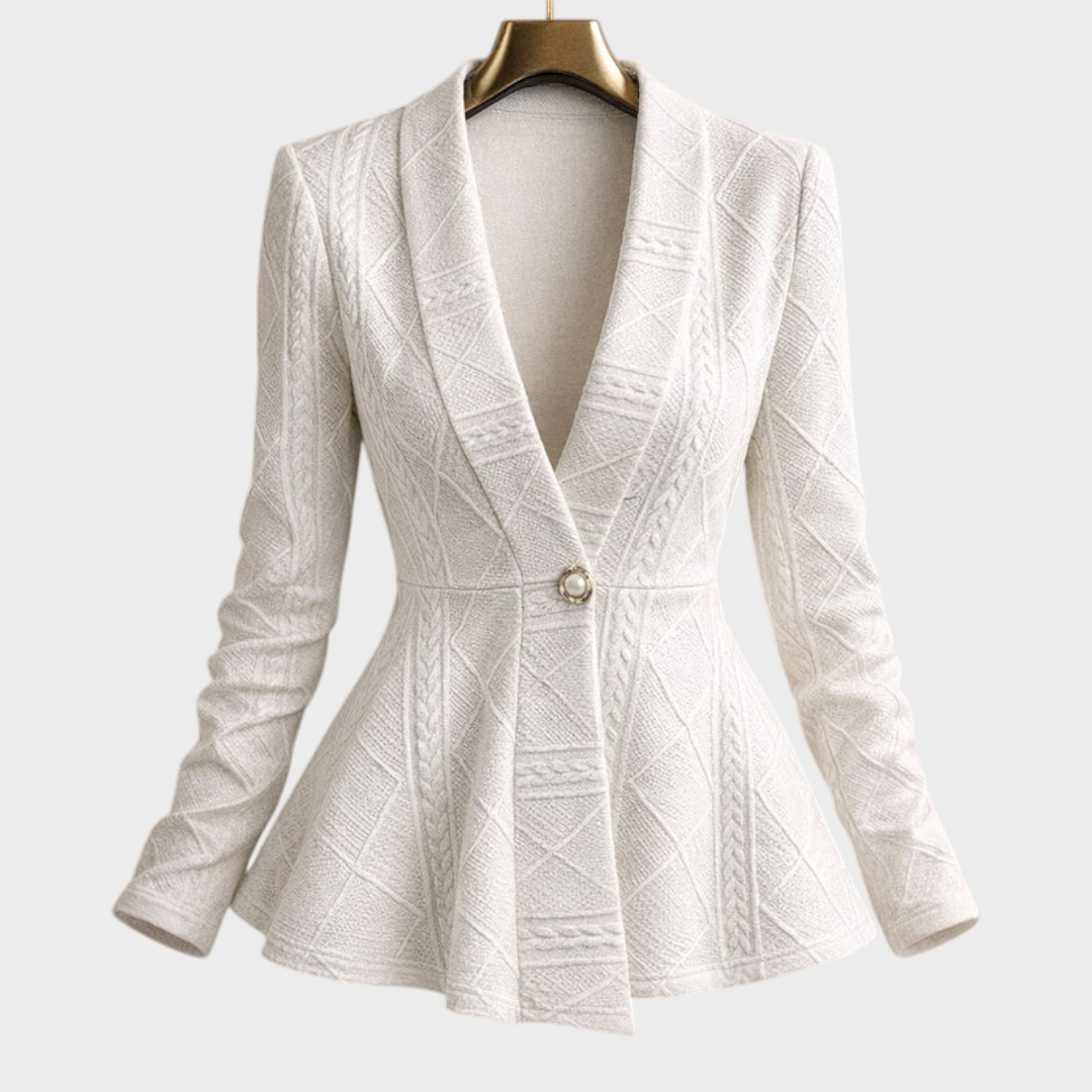 Harmony | Σακάκι με Πετσετάτο Πέπλο