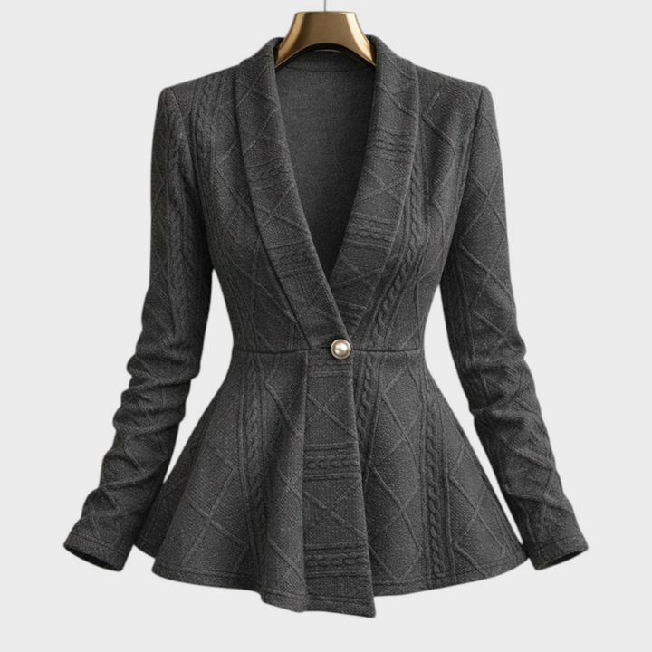 Harmony | Σακάκι με Πετσετάτο Πέπλο