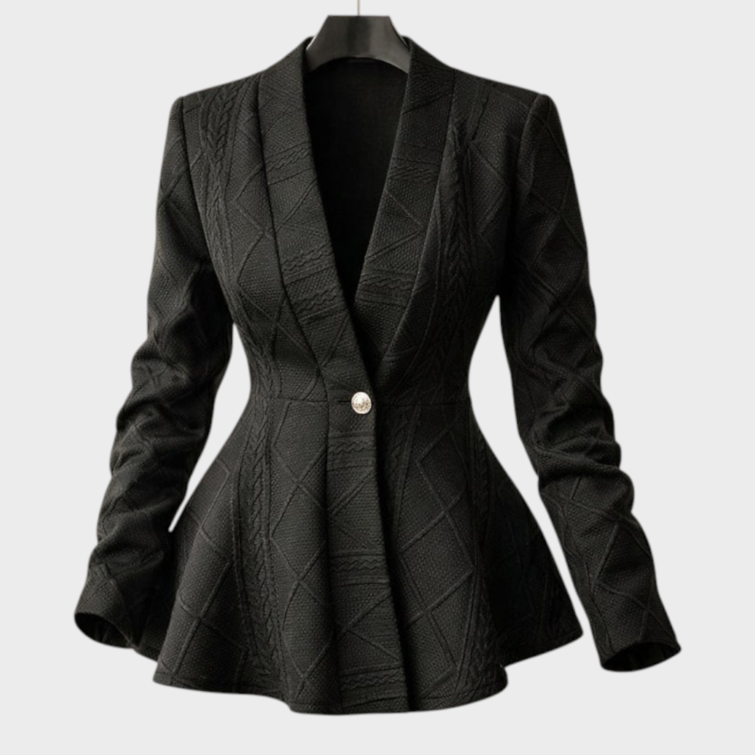 Harmony | Σακάκι με Πετσετάτο Πέπλο