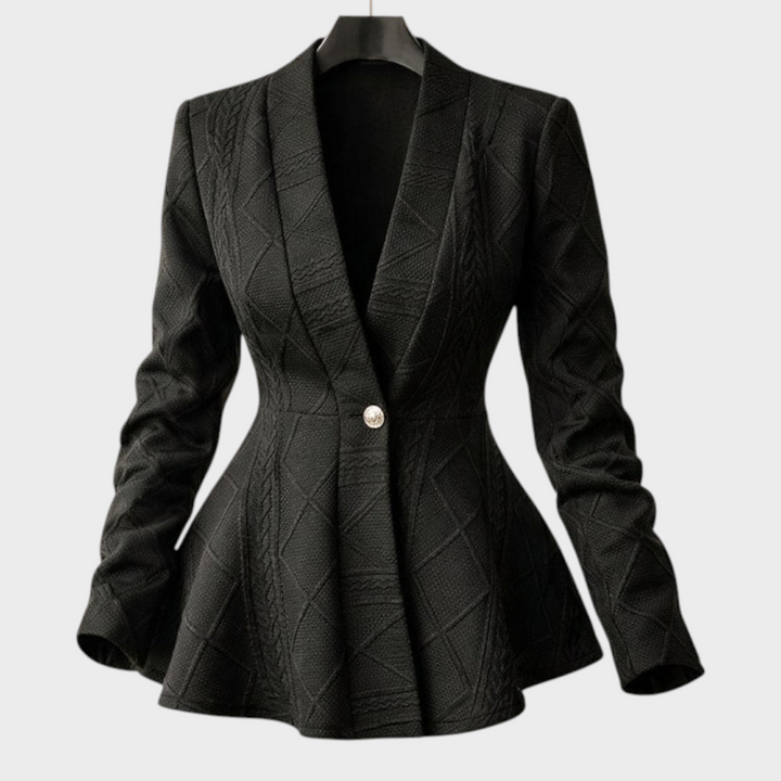 Harmony | Σακάκι με Πετσετάτο Πέπλο