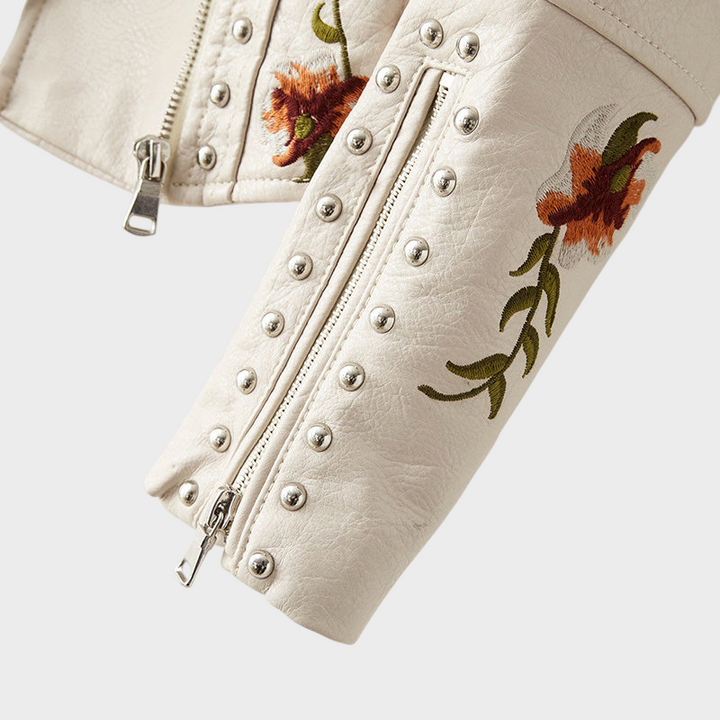 Elara | Κεντητή Μοτοσικλετιστική Ζακέτα