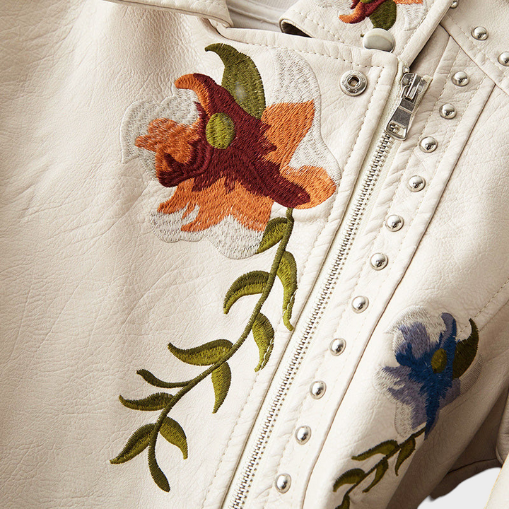 Elara | Κεντητή Μοτοσικλετιστική Ζακέτα