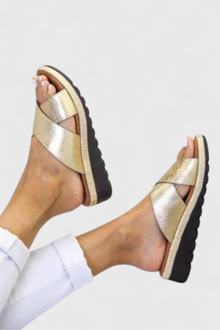 Annelym Orthopedic Wedge σανδάλια για εξωτερικούς χώρους