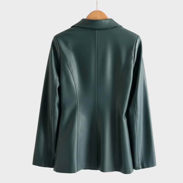 VELOURA | ΔΕΡΜΑΤΙΝΗ ΤΖΑΚΕΤΑ ΑΠΟ ΓΟΥΝΑ ΠΡΟΒΑΤΟΥ